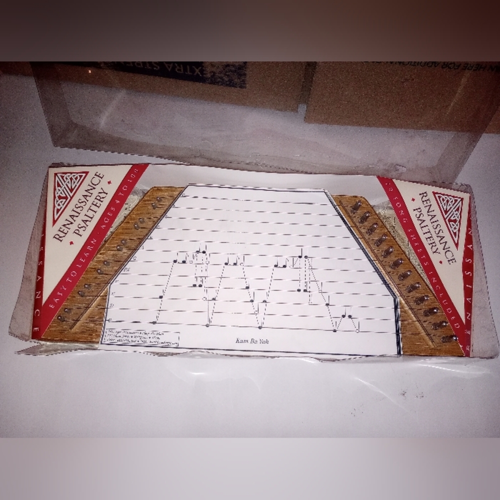 Wooden handcrafted Renaissance PSALTERY instrument
